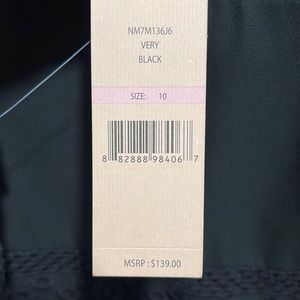 Nanette Lepore NWT black dress, size 10